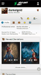 Mobile Screenshot of dunkelgold.deviantart.com