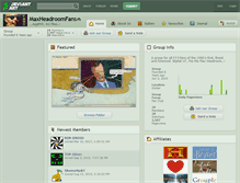Tablet Screenshot of maxheadroomfans.deviantart.com
