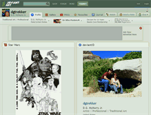Tablet Screenshot of dgtrekker.deviantart.com