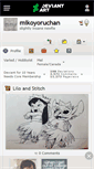 Mobile Screenshot of mikoyoruchan.deviantart.com