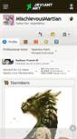 Mobile Screenshot of mischievousmartian.deviantart.com
