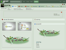 Tablet Screenshot of pixel-bg.deviantart.com