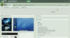 Desktop Screenshot of kjaer.deviantart.com