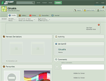 Tablet Screenshot of giruskis.deviantart.com