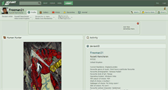 Desktop Screenshot of freeman21.deviantart.com