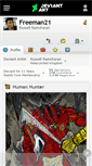 Mobile Screenshot of freeman21.deviantart.com