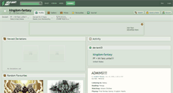 Desktop Screenshot of kingdom-fantasy.deviantart.com