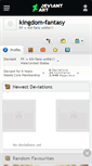 Mobile Screenshot of kingdom-fantasy.deviantart.com