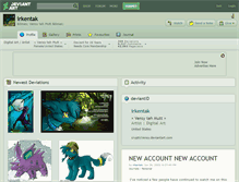Tablet Screenshot of irkentak.deviantart.com