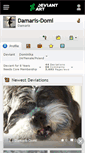 Mobile Screenshot of damaris-domi.deviantart.com