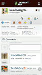 Mobile Screenshot of laurenmagpie.deviantart.com