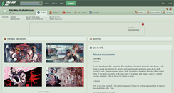 Desktop Screenshot of kisuke-matamune.deviantart.com