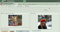 Desktop Screenshot of laurenisacrazyllama.deviantart.com