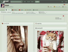 Tablet Screenshot of fotoki.deviantart.com