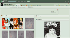 Desktop Screenshot of emerald-tiger12.deviantart.com