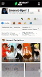 Mobile Screenshot of emerald-tiger12.deviantart.com
