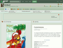 Tablet Screenshot of birdboy5.deviantart.com