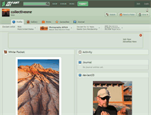 Tablet Screenshot of collectiveone.deviantart.com