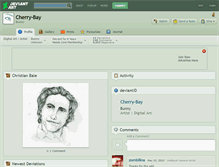 Tablet Screenshot of cherry-bay.deviantart.com