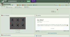 Desktop Screenshot of microscream.deviantart.com