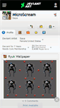 Mobile Screenshot of microscream.deviantart.com