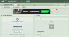 Desktop Screenshot of myownremedy.deviantart.com