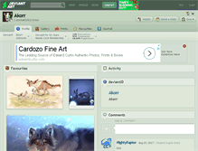 Tablet Screenshot of akorr.deviantart.com