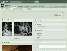Tablet Screenshot of grzeniu.deviantart.com