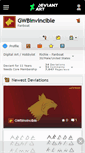 Mobile Screenshot of gwbinvincible.deviantart.com