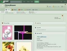 Tablet Screenshot of chicoryblossom.deviantart.com