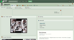 Desktop Screenshot of makenxxx.deviantart.com