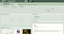 Desktop Screenshot of businesscat.deviantart.com