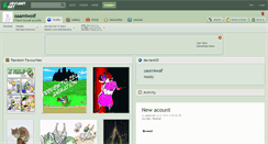 Desktop Screenshot of oaamiwolf.deviantart.com
