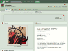 Tablet Screenshot of kiiyoutsu.deviantart.com