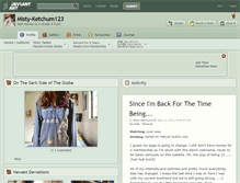Tablet Screenshot of misty-ketchum123.deviantart.com