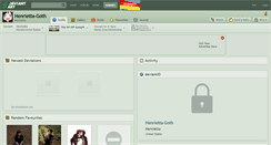 Desktop Screenshot of henrietta-goth.deviantart.com