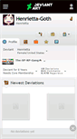 Mobile Screenshot of henrietta-goth.deviantart.com