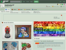 Tablet Screenshot of hardrocker37.deviantart.com