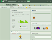Tablet Screenshot of expansionrobots.deviantart.com