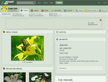 Tablet Screenshot of juanjon.deviantart.com