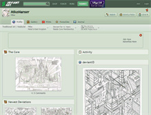 Tablet Screenshot of mikemanser.deviantart.com