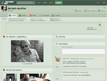 Tablet Screenshot of deviant-caroline.deviantart.com