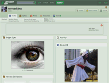 Tablet Screenshot of no-road-jess.deviantart.com
