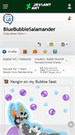 Mobile Screenshot of bluebubblesalamander.deviantart.com