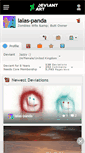 Mobile Screenshot of lalas-panda.deviantart.com