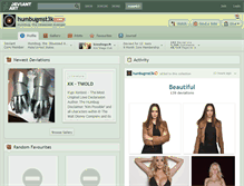 Tablet Screenshot of humbugmst3k.deviantart.com