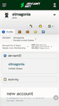 Mobile Screenshot of elmagonia.deviantart.com