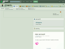 Tablet Screenshot of elmagonia.deviantart.com