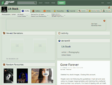 Tablet Screenshot of lit-stock.deviantart.com