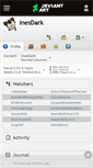 Mobile Screenshot of inesdark.deviantart.com